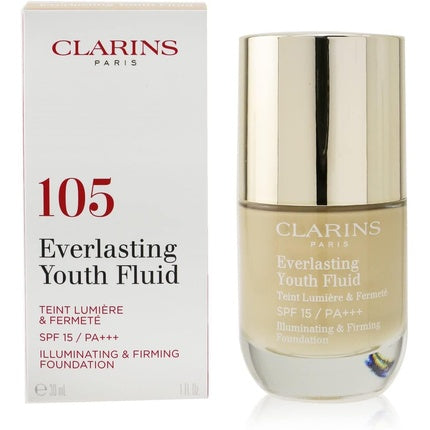 Fond de ten lichid Clarins Everlasting Youth Fluid 105 Nude SPF15, 30ml