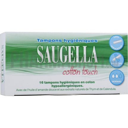 Tampon igienic Saugella Cotton Touch 16 Normal, fără aplicator