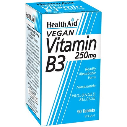 Vitamina B3, HealthAid, 250mg, 90 tablete