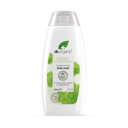Gel de duș, Dr. Organic, Calendula, fără parfum, 100g