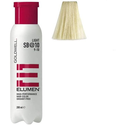 Vopsea de păr permanentă Goldwell Elumen SB@10, Alb Blond, 200ml