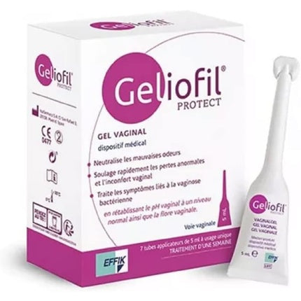Gel Vaginal Geliofil Protect, Pack de 7 tuburi, 5ml