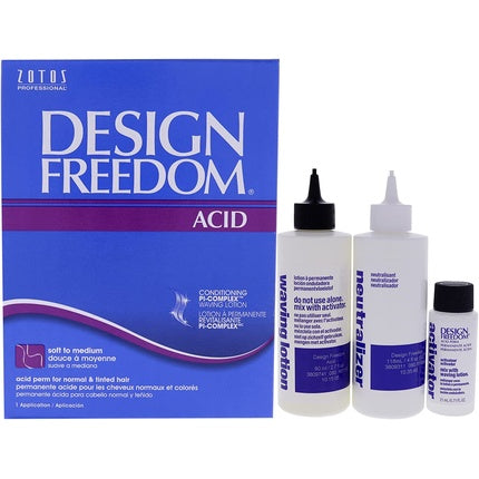 Kit Perm Acid Design Freedom, Zotos Professional, 295g, Set complet cu loțiune de vopsire, neutralizator și activator