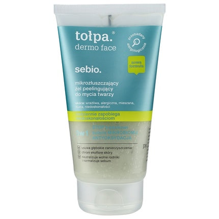 Gel de curățare microexfoliant Tołpa Sebio 150ml
