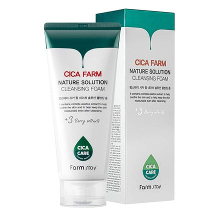 Spumă de Curățare Față Farmstay Cica Farm Nature Solution - 180ml