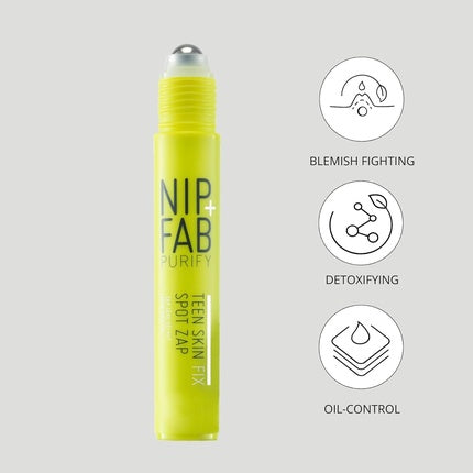 Gel antiacnee, Nip+Fab, Teen Skin Fix, galben
