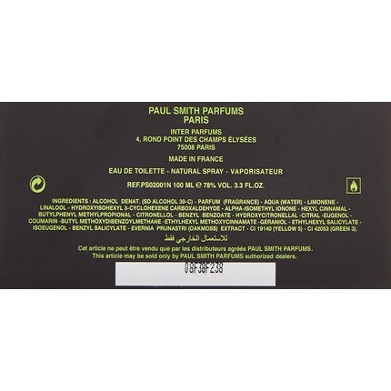 Parfum bărbătesc, Paul Smith, Eau De Toilette, 100 ml