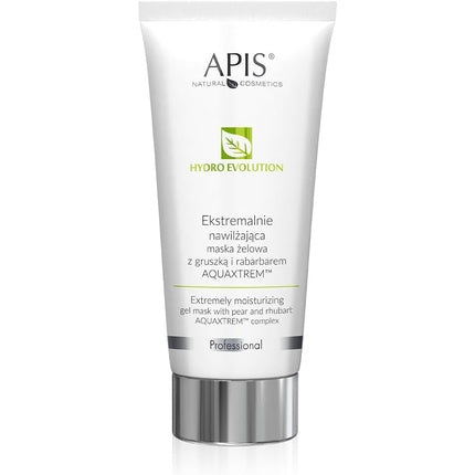 Mască Hidratantă Gel Apis Hydro Evolution cu Pară și Rubarbă Aquaxtrem, Alb, 54g