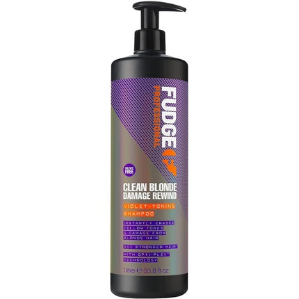 Șampon, Fudge, Clean Blonde Damage Rewind, violet, 1000ml