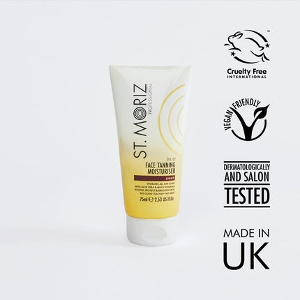 Cremă autobronzantă față, St. Moriz, 75ml, aloe vera