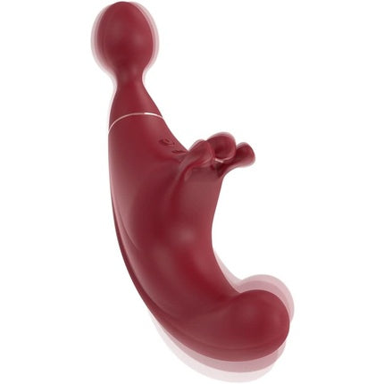 Stimulator Adrien Lastic Fusion, roșu, dimensiune medie