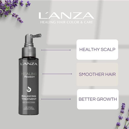 L'ANZA Healing Remedy Scalp Balancing Leave-in Treatment, 3.4 Fl Oz
