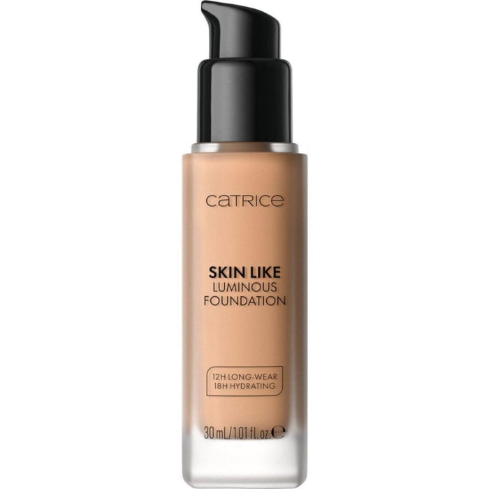 Fond de ten lichid Catrice Skin Like Luminous Foundation, hidratant, luminos, nuanța 033N, 30 ml