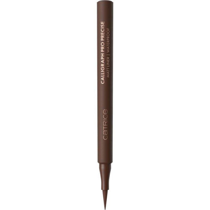 Tuș de ochi lichid Catrice Calligraph Pro Precise, rezistent la apă, mat, nuanța 020 Espresso Brown, 1 ml