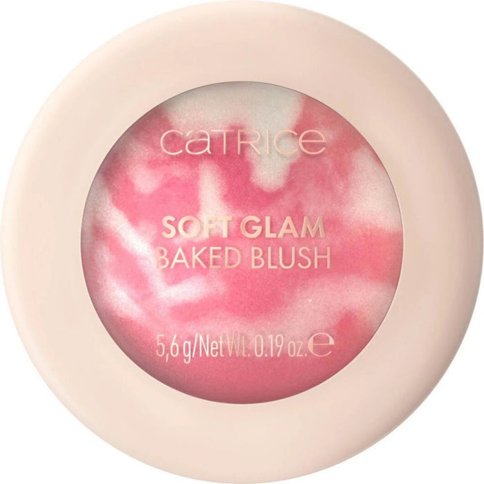 Fard de obraz și iluminator Catrice Soft Glam Baked Blush, nuanța 050 Cheek Lover, 5,6 g
