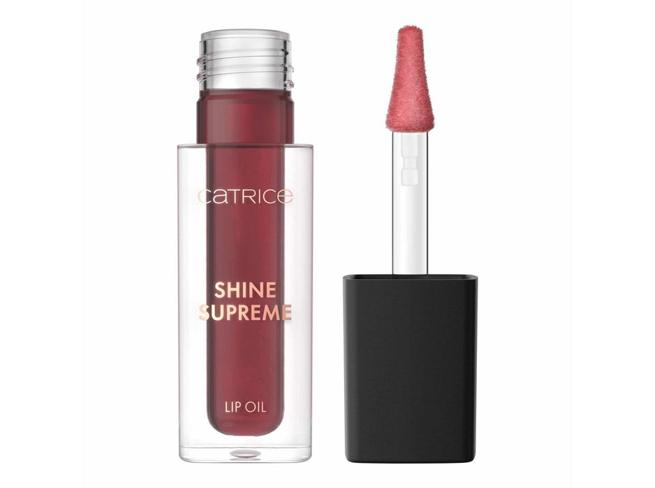 Ulei de buze Catrice Shine Supreme, hidratant, cu efect de netezire și volum, nuanța 040 Cherry Lush, 4 ml