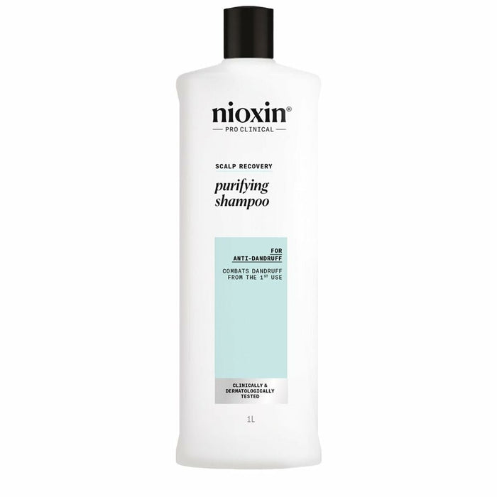 Șampon purificator antimătreață Nioxin Scalp Recovery, pentru scalp uscat și cu mâncărimi, 1 l