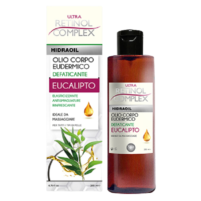 Ulei de corp Retinol Complex Hidraoil Eucalipto, cu eucalipt, efect răcoritor, 200 ml