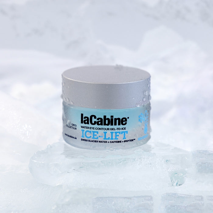 Gel pentru conturul ochilor La Cabine Ice-Lift, revigorant, cu cofeină și peptidă, 15 ml