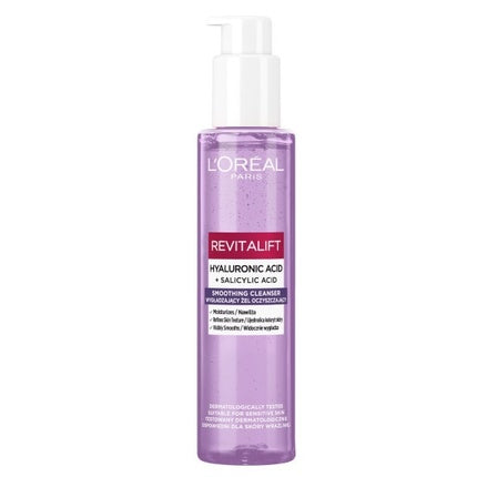Gel de curățare facială L'Oréal Revitalift Filler cu Acid Hialuronic și Salicilic, 150ml
