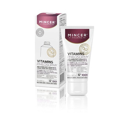 Cremă de zi, Mincer Pharma, Anti-Aging, SPF 15, 50 ml