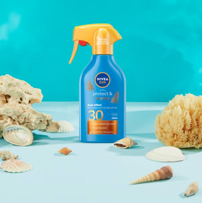 Nivea Sun Protect & Bronze - spray cu protectie solara pentru bronzare, SPF 30 - 270 ml