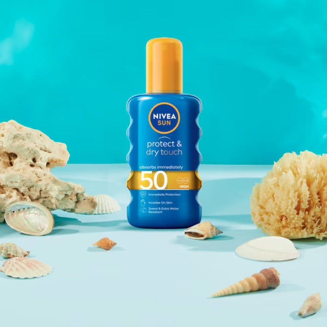 Nivea Sun Protect & Dry Touch - spray cu protectie solara, SPF 50 - 200ml
