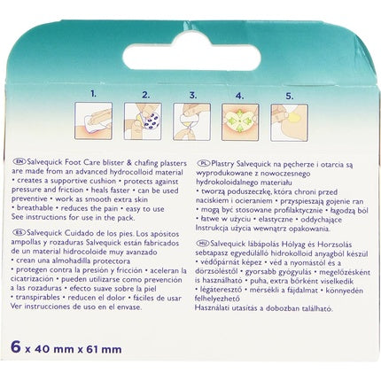Plasturi anti-frecare, Salvequick, 6 buc