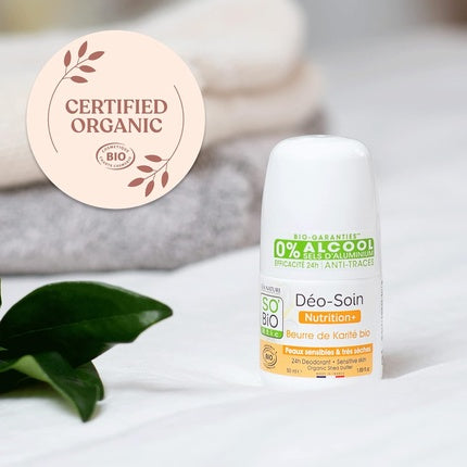 Deodorant So'bio Etic Shea Cosmos Organic pentru piele uscată și sensibilă, 50ml
