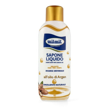 Săpun Lichid Milmil, Fresca Vitalita, ulei de argan, 1 litru