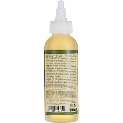 Ulei de păr Ultimate Organic, Ulei de Măsline Extra Virgin Stimulating Growth Oil, 118ml