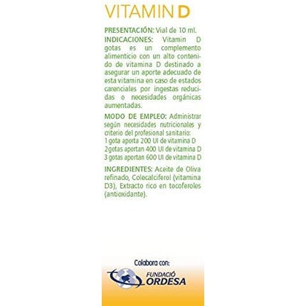 Vitamina D, Ordesa, 10ml