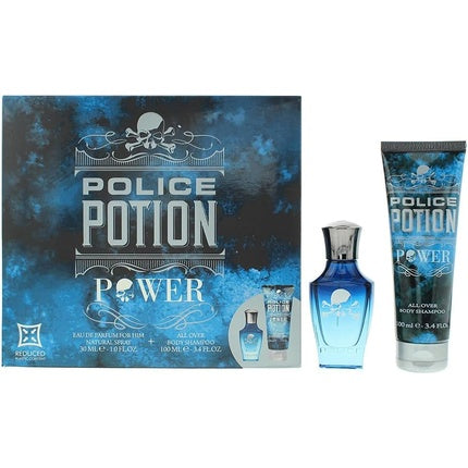 Set cadou Eau de Parfum 30ml si Gel de dus 100ml, Police Potion Power
