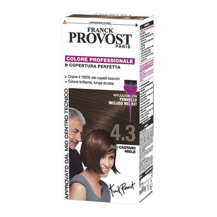 Vopsea de păr, Franck Provost, 4.3, castaniu miere