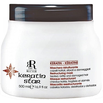 Mască de păr restructurantă Keratin Star, 500ml