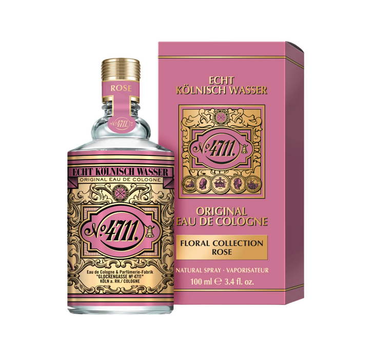 Apă de colonie 4711 Floral Collection Rose, unisex, 100 ml