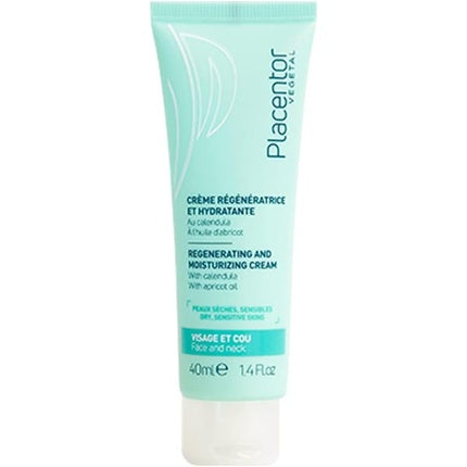 Cremă facială Placentor Vegetal, Regeneratoare și Hidratantă, 40 g