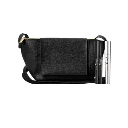 Set cosmetice PUPA Vamp! Mascara Forever Extra Black + Eye Pencil Iconic Black + Pochette