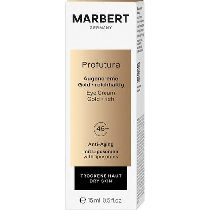 Cremă pentru ochi, Marbert, Gold Eye Cream Rich, 15ml