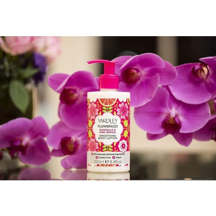 Loțiune de corp, Yardley London, Flowerazzi, magnolie și orhidee roz, 250 ml
