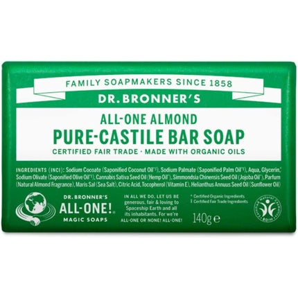 Săpun solid, Dr. Bronner's, Almond, 140g