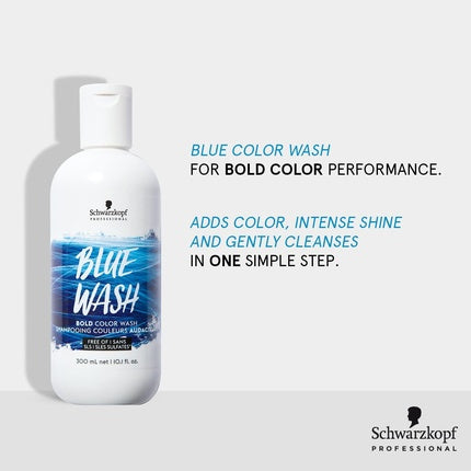Șampon, Schwarzkopf, Blue Wash, albastru