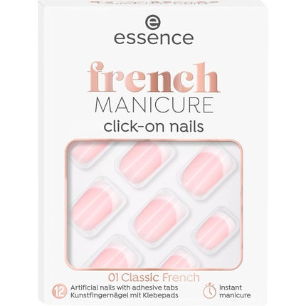 Unghii false, Essence, click-on, 12 buc