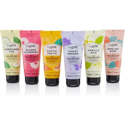 Crema pentru Mâini și Unghii I Love Violet Dreams cu Unt de Shea, 100ml