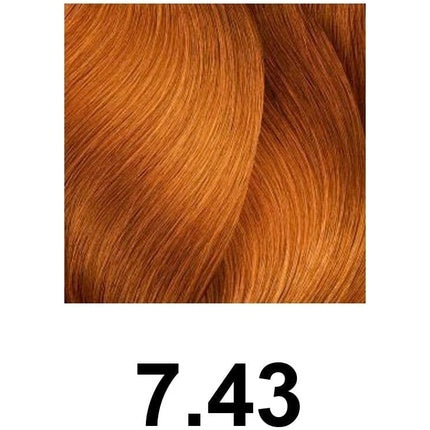 Vopsea de par, L'Oréal Paris, Inoa 7.43, Blond Auriu Cupru, 60ml