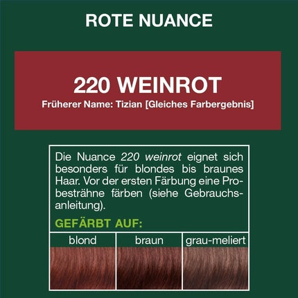 Cremă colorant păr, Logona, Henna, 150ml, roșu vin