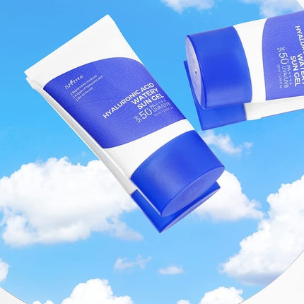Gel protectiv solar pentru față, Isntree, Hyaluronic Acid Watery Sun Gel SPF50 PA++++, 50 ml