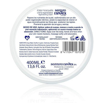 Cremă față și corp, Instituto Español, 400ml, roz