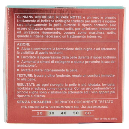 Cremă de Noapte, Clinians, Antirid, Rodie, 50ml
