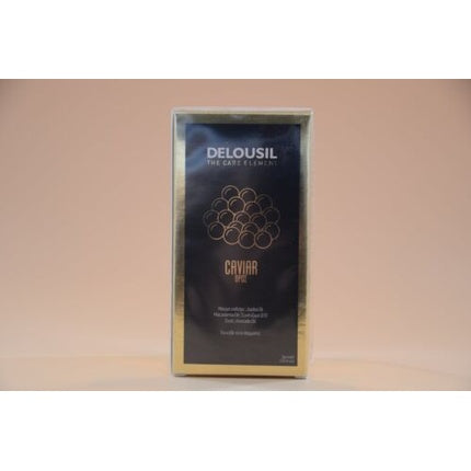 Ser hidratant, Delousil, Caviar, 30ml, auriu